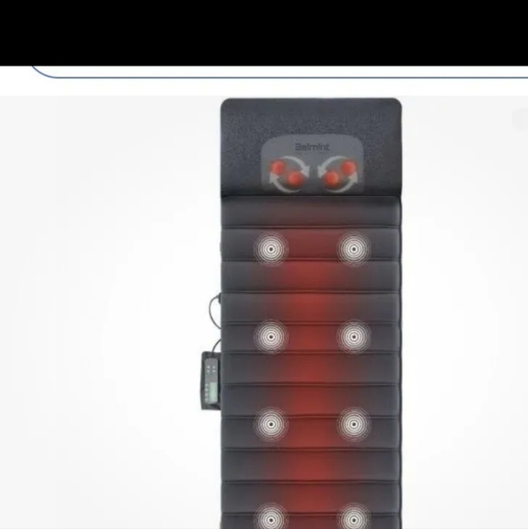 Belmint Press Escape Shiatsu Neck Massage Pillow & Vibrating Mat Preowned - Picture 4 of 4